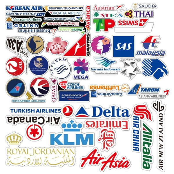 Airline Sticker Bundle | Aviation Store